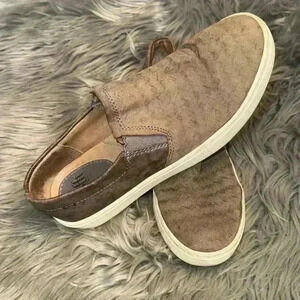 Sofft Somers lll Textured Reptile Print Slip On Flats Sneakers Size 7.5